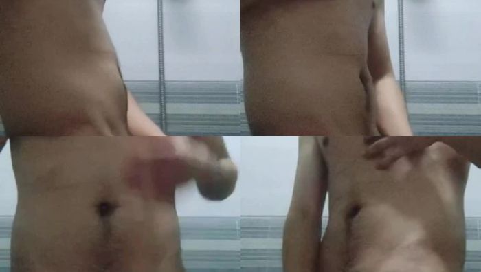 腹毛寸头男同志厕所自拍撸屌撸鸡巴打飞机自慰喷射浓精一脸享受的骚样视频