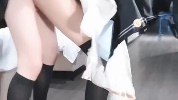 两JK制服TS伪娘在学校附近的小旅馆激情后入操屁眼打桩视频