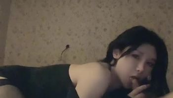 顶级身材黑丝包臀裙TS伪娘被大学生男同志大鸡巴狂操屁眼暴力打桩内射视频