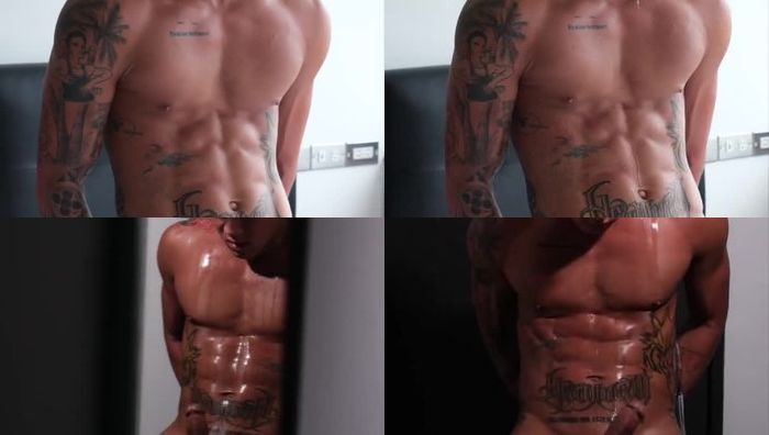 被架在铁架上的男同志戴着口球的嘴巴不断流出口水被基友疯狂撸屌撸鸡巴打飞机喷精视频