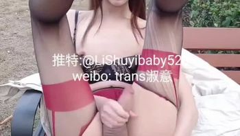 推特网红渔网勾魂ts人妖淫荡发情骚浪自慰疯狂撸鸡巴一脸的贱样骚态尽显视频