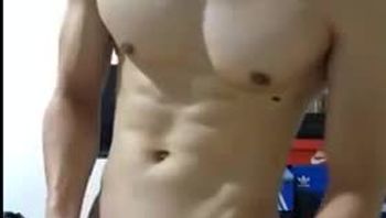 软绵绵的鸡巴喜欢吗？薄肌男模男同志居家骚浪自慰疯狂打飞机撸射了一大堆的精液gv视频