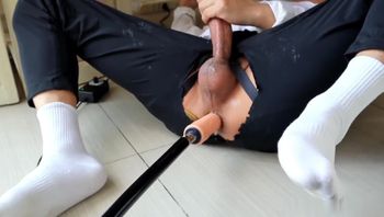 小白袜正装骚狗男同志居家自拍骚浪自慰被自动炮机操的嗷嗷直叫贱态尽显gv视频