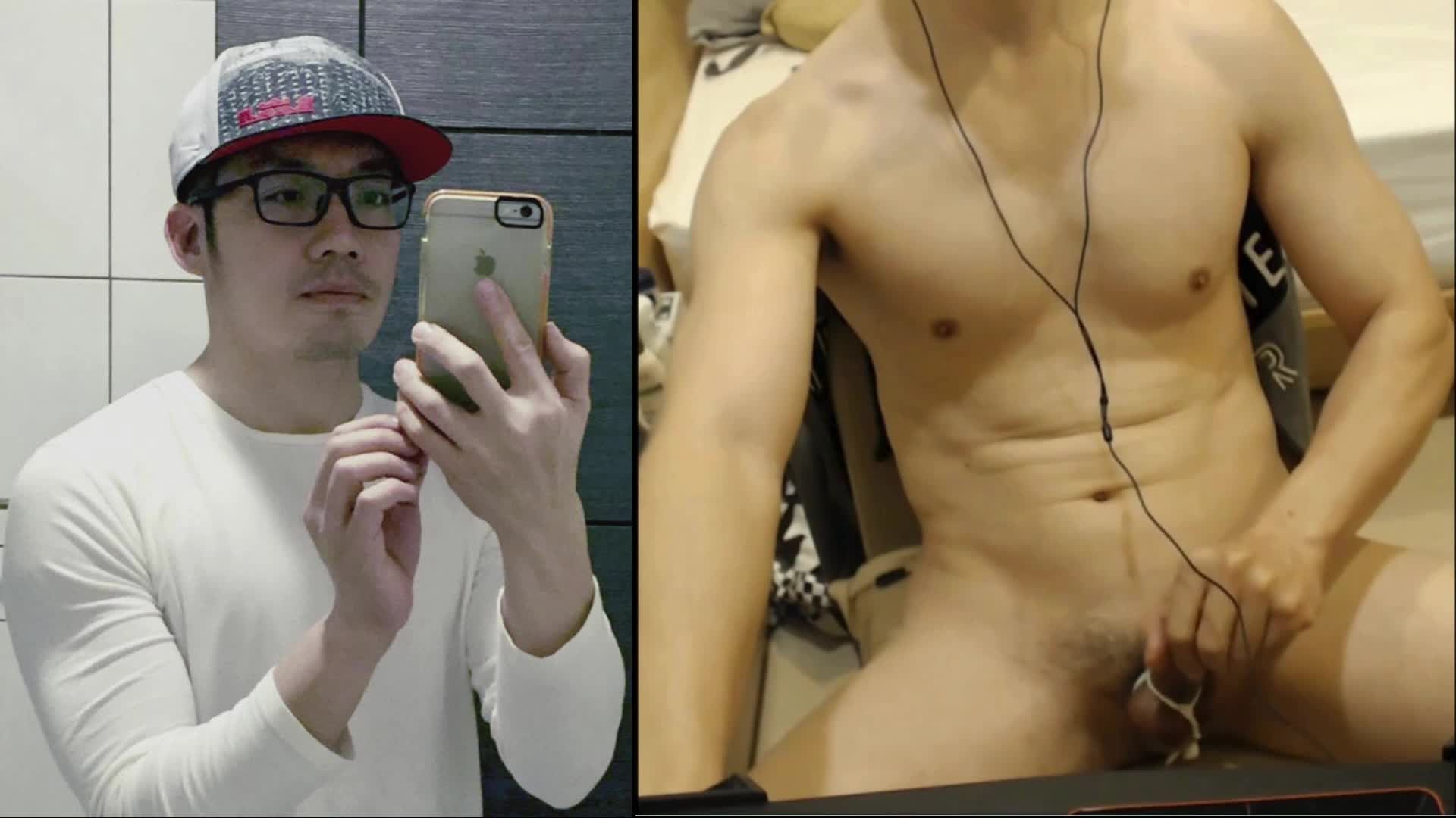 白衣斯文眼镜男同志自拍撸屌贱态至极视频