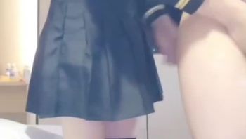 二次元萌妹ts人妖被基友大肉棒疯狂爆菊肛交高潮骚气爆棚视频