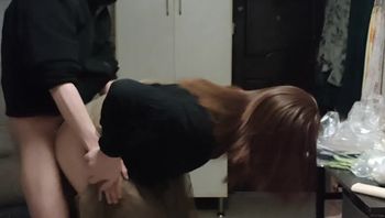 TS伪娘南京红姐被帅气直男教师的大黑屌操的嗷嗷骚叫视频